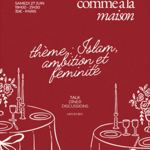 Événement - Comme à la Maison - Samedi 27 Juin